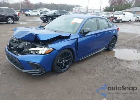 2022 Honda Civic Sport из США, поврежденный, VIN 2HGFE2F51NH595908